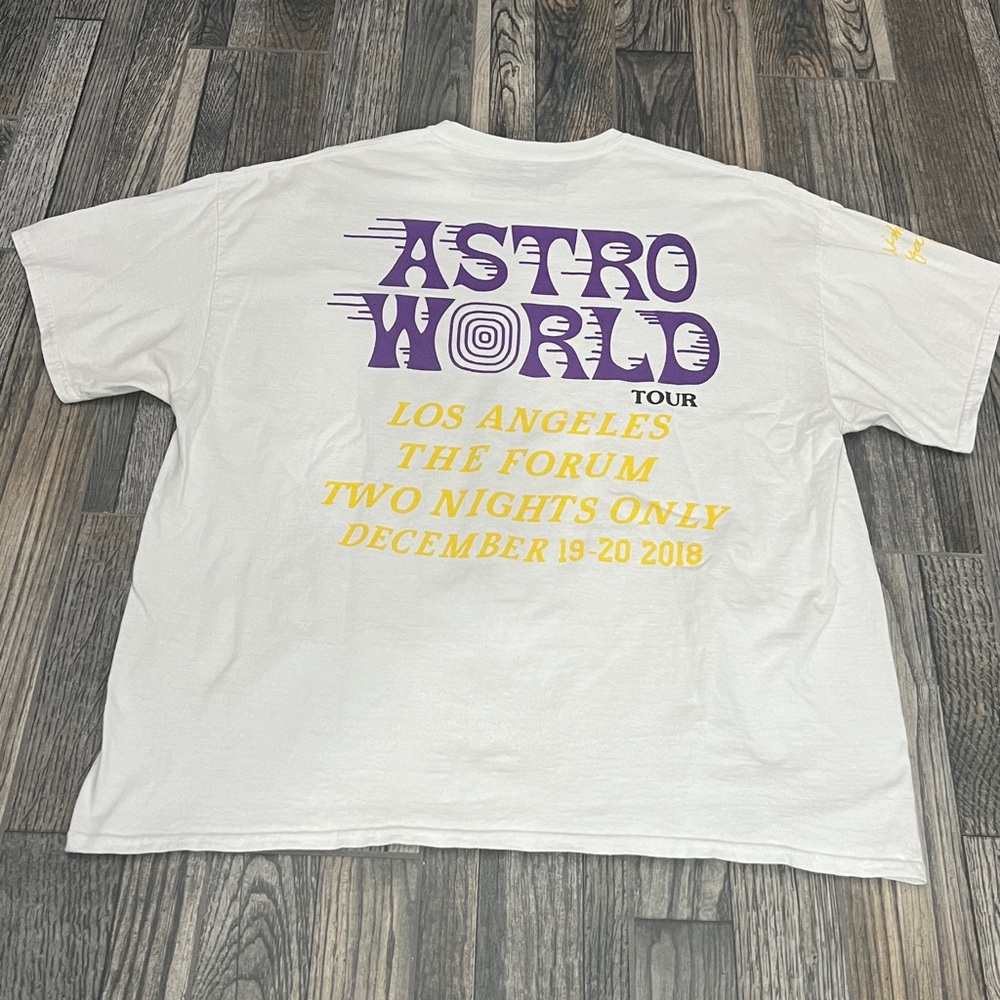 🔥🔥 TRAVIS SCOTT ASTROWORLD Cactus‎ Jack RAP Music Concert Tour  2XL - RARE! - Picture 2 of 11